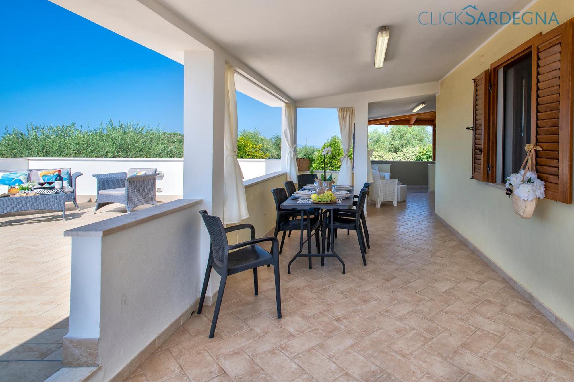 Casa Sant'Anna In Villa Brionis Con Grande Veranda Vista Mare Alghero Exterior photo