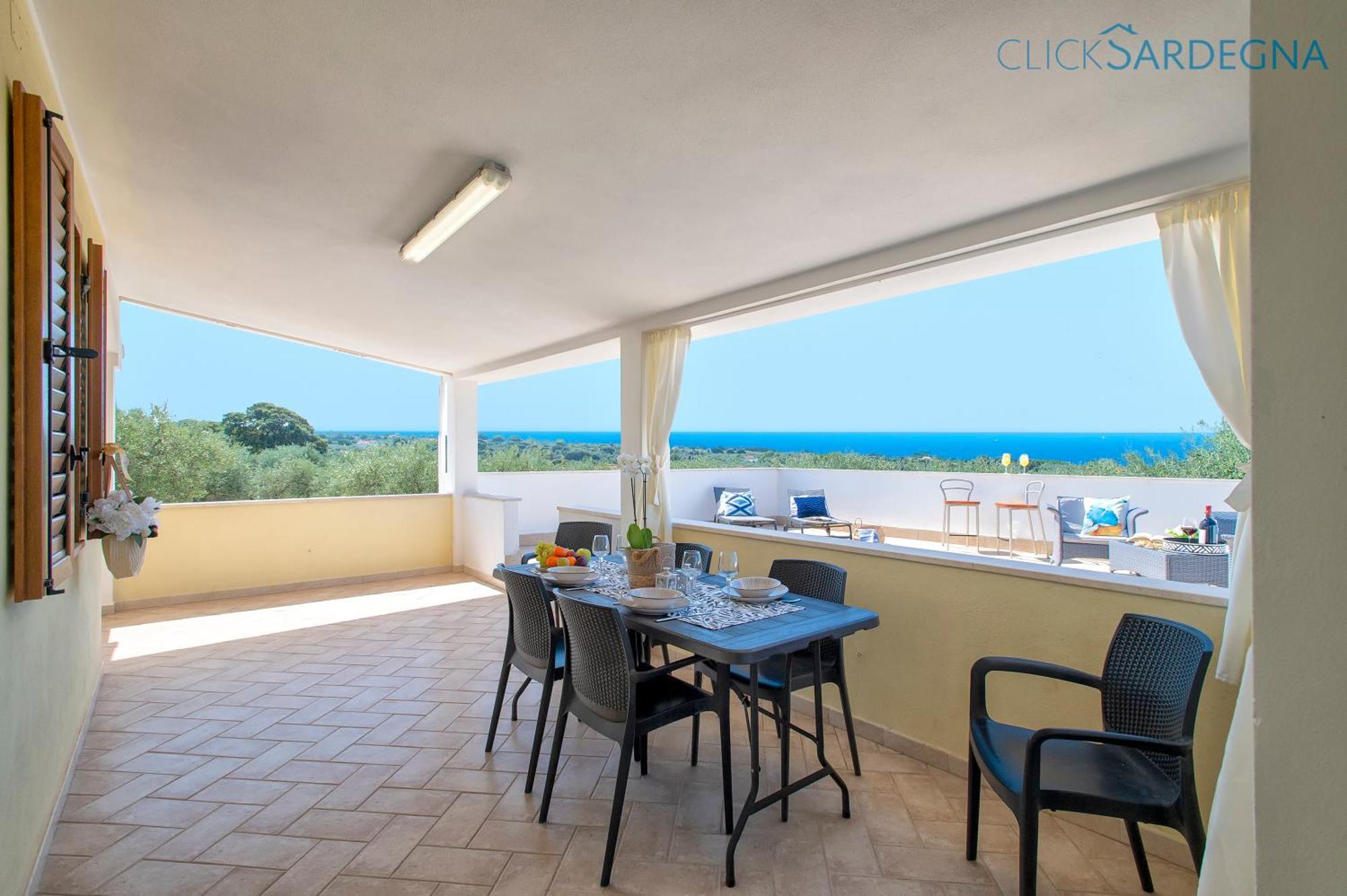 Casa Sant'Anna In Villa Brionis Con Grande Veranda Vista Mare Alghero Exterior photo
