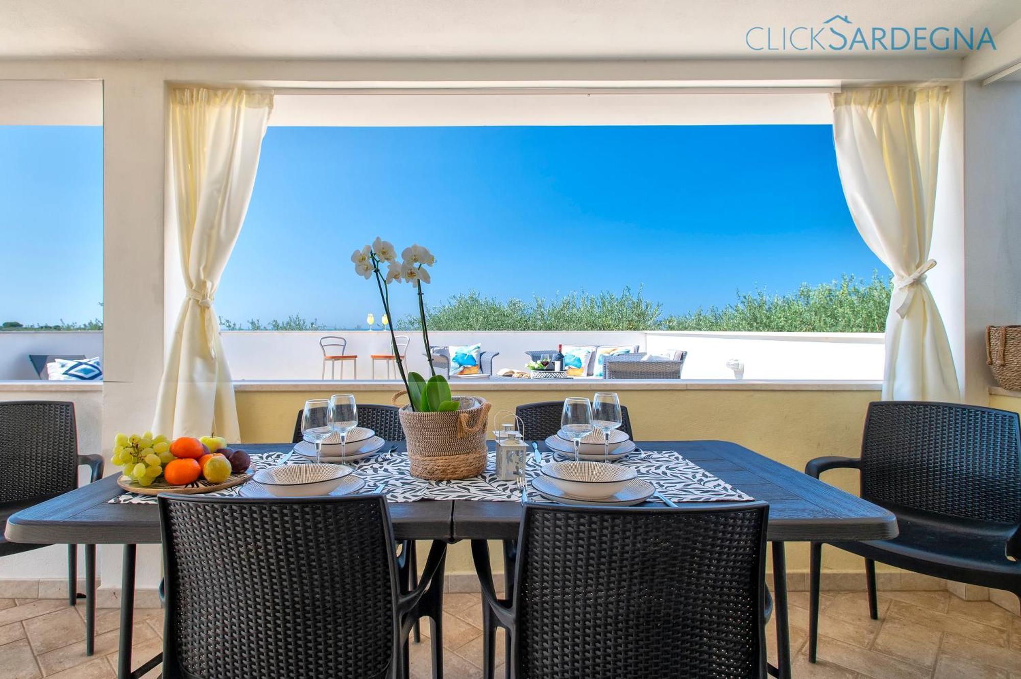 Casa Sant'Anna In Villa Brionis Con Grande Veranda Vista Mare Alghero Exterior photo