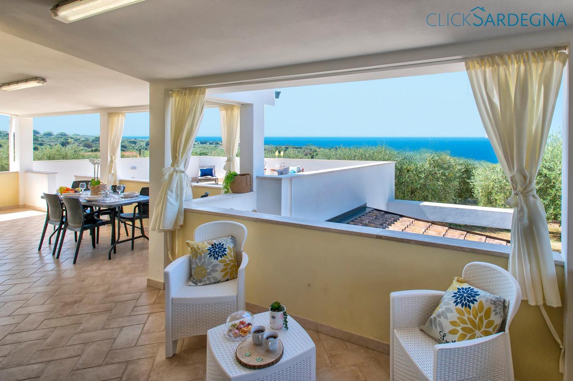 Casa Sant'Anna In Villa Brionis Con Grande Veranda Vista Mare Alghero Exterior photo